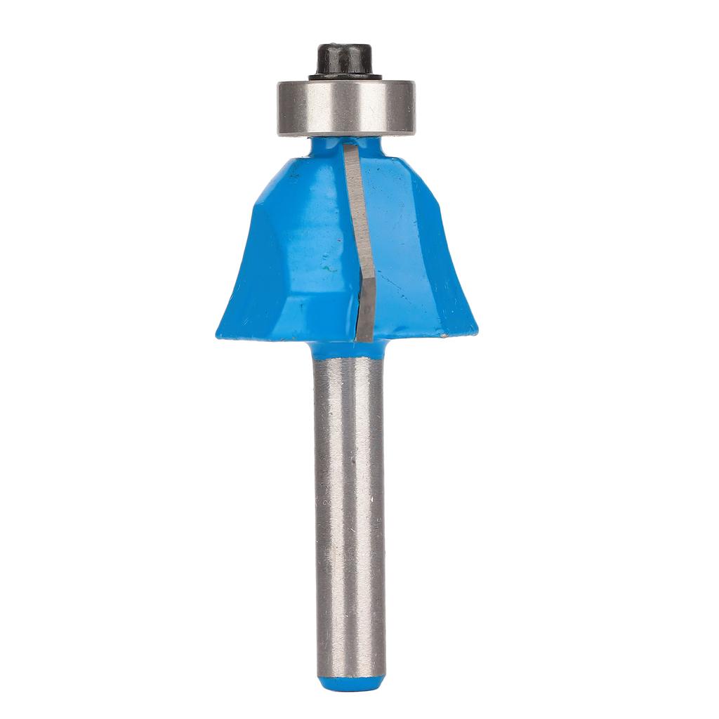 Router Bit 45 Degree 14in Round Shank Chamfer Tool with Top Bearing for Woodworking14x58