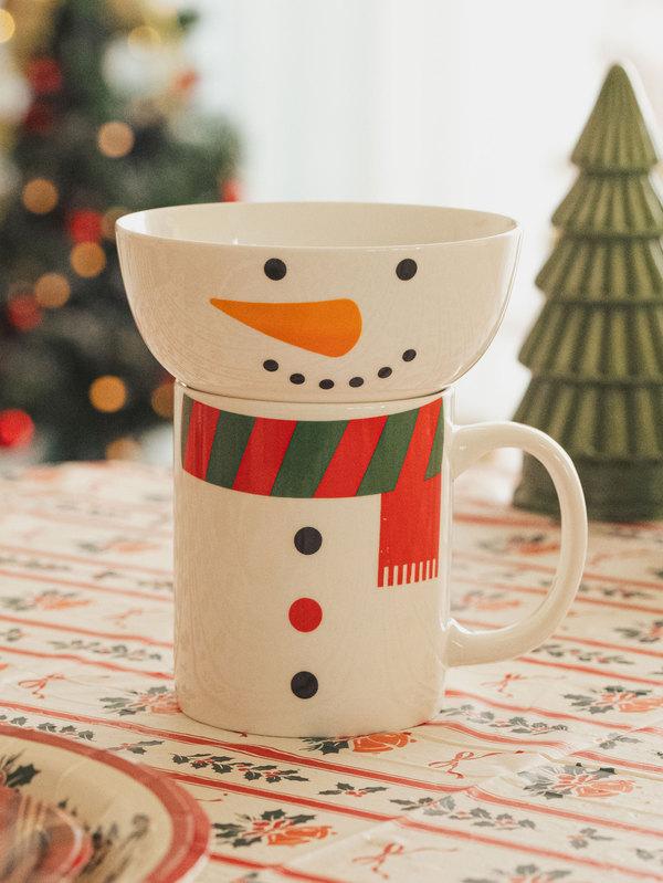 

Набор кружек «Рождественский снеговик» - 350 мл