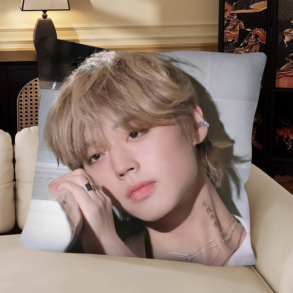 Korean Idol PPark JiHoon Pillow Case Fashion Square Pillowcase Bedroom Sofa Room Ins Decoration Leisure