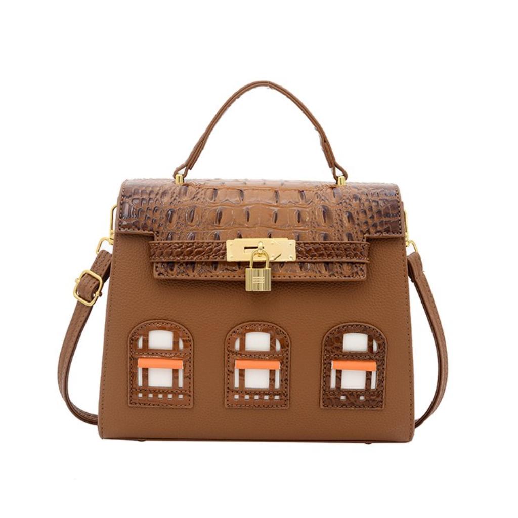 Xeie Thuk Handbag Women PU Adjustable Strap Daily Commute