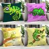 Animal Tree Lizard Cushion Cover Cushion Cover Set Pcs X X X Pillowcase Decorative Sofa Home Decor