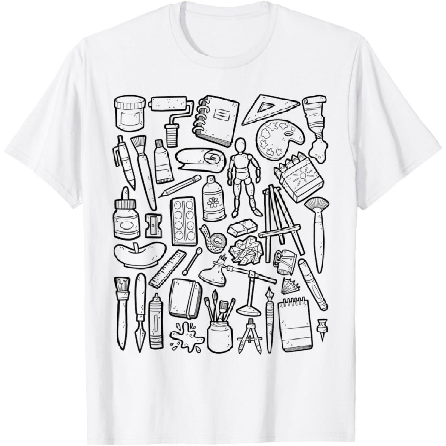 

Art and Creativity T-Shirt XXXXXL білий