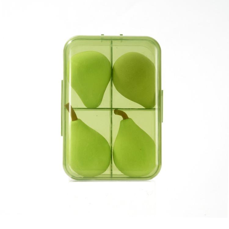 4/5/6ks Sada houbiček na make-up Kosmetická labutěnka pro krémový krémový korektor na make-up s krabičkou Flower Series