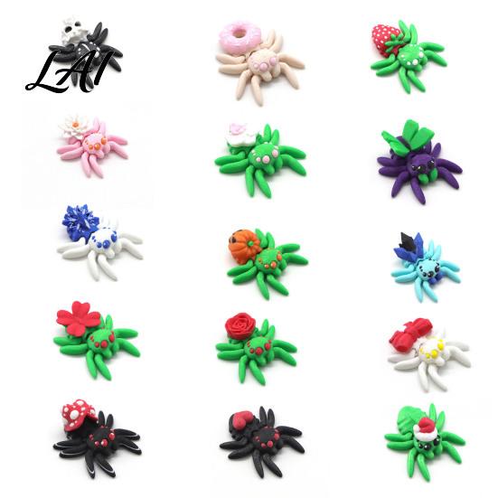 PLA Craft Gifts 3D Printed Spider Figurine Articulated Fidget Toy Movable Joints Ornamental Pieces for Windowsill Animal Creative Desktop Ornaments