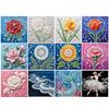 DIY Pearl Painting Art Kits with Frame 25x25cm Pearl Gem Paintings Picture Arts Craft for Adults Beginners Home Wall Decor