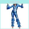 M-xl Vintage 70s Disco Performance Costume For Arab Cosplay Women's Stage Outfit Characters)