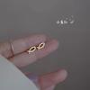 Gold Color Simple Small Butterfly Stud Earrings for Women Cute Hypoallergenic Daily Wear Ear Piercing Jewelry Wholesale