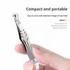 Non-Toxic 1/3 Pcs Stainless Steel Manual Round Head Nose Hair Clip Travel Portable Sharp Nose Hair Cleaning Tool