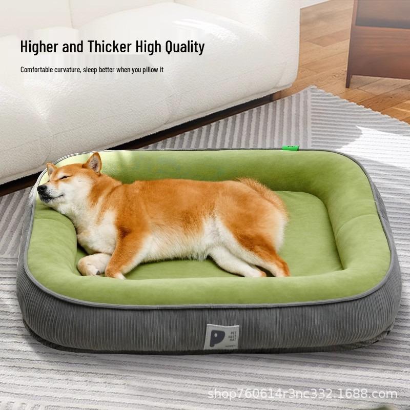 Cama Lavável Resistente a Rasgos para Cães e Gatos - Todas as Estações, Quente, para Animais de Estimação de Pequeno a Grande Porte