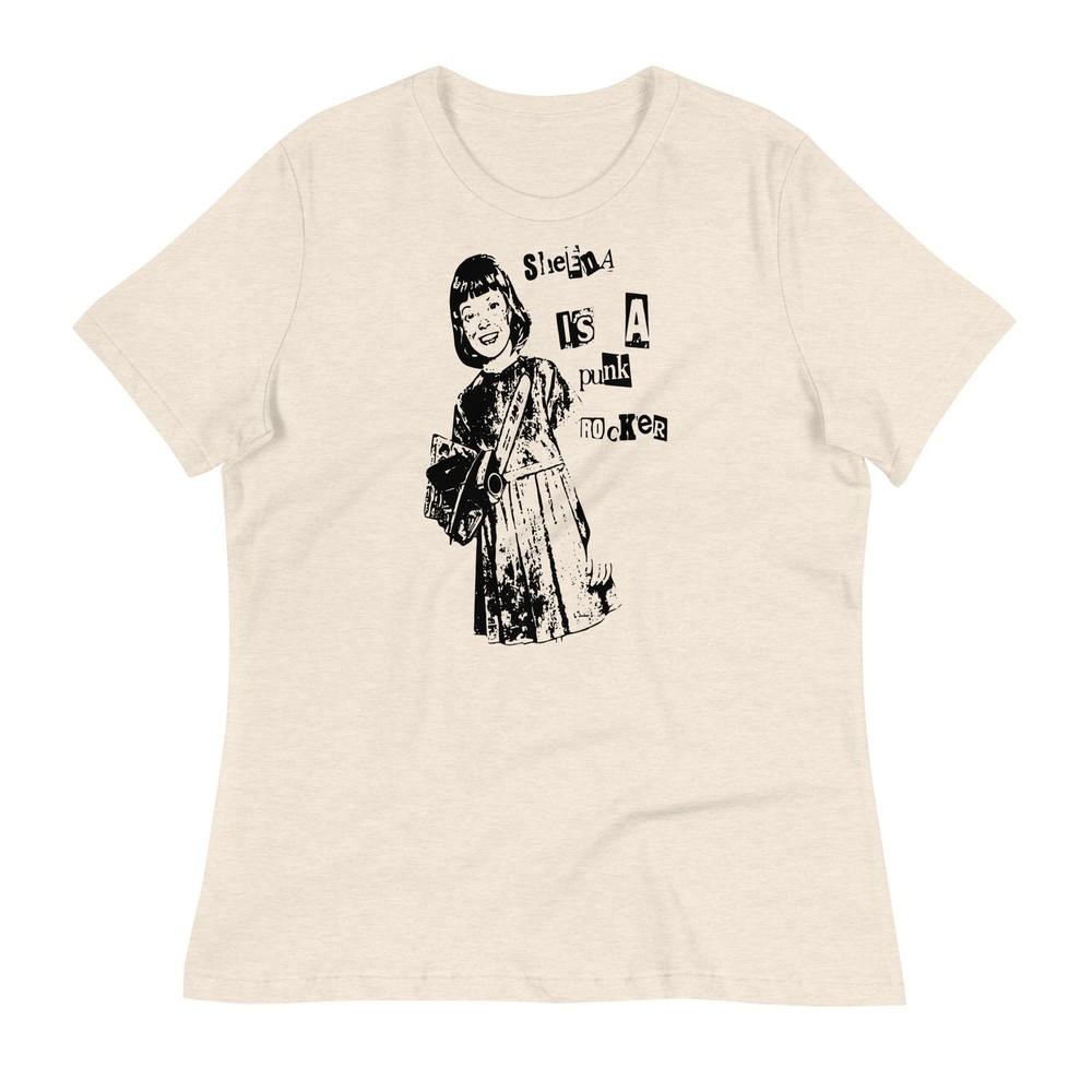 Ramones Sheena - Женская свободная футболка в стиле панк-рок, для фанатов, S-3XL, унисекс S