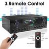 110V 220V 3000W AV Amp Speaker with Remote Control Support FM USB SD Cards 7 Channel bluetooth Audio Power Amplifier