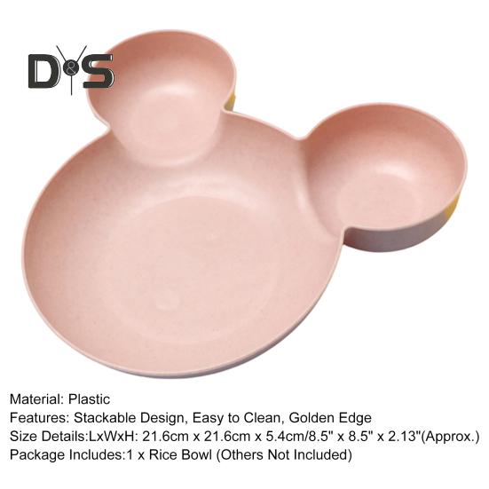 Serviertablett aus Kunststoff, leicht zu reinigen, langlebig, BPA-freier Teller mit getrockneten Früchten