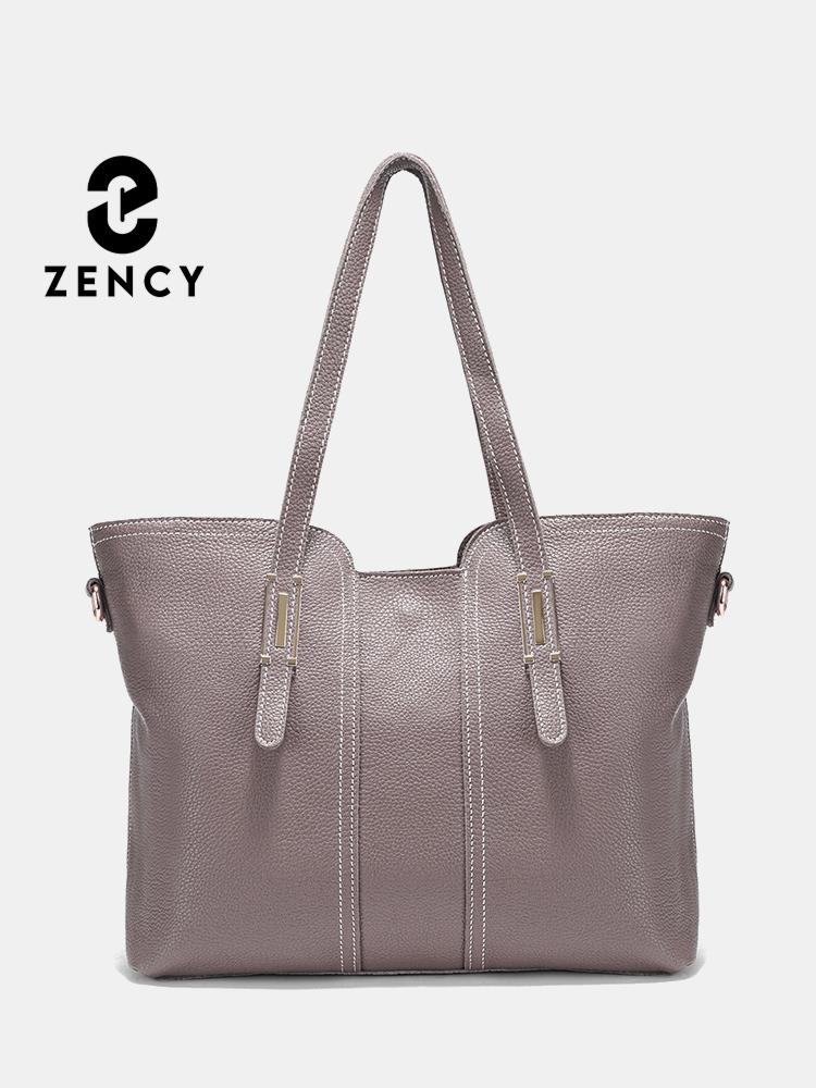 Zency Große Kapazität Damen Umhängetasche Retro Tote Geldbörse