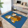 1pc. Cute Cartoon Chipmunks Rug for Home Office Chair Cover Outdoor Decoration Giftz049007
