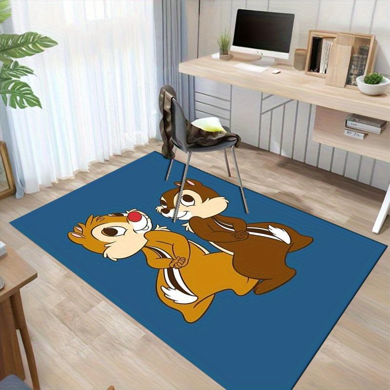 1pc. Cute Cartoon Chipmunks Rug for Home Office Chair Cover Outdoor Decoration Giftz049007
