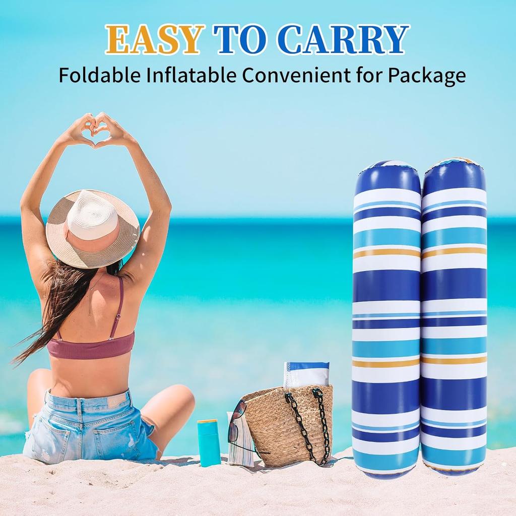 Pool Floats Adult - 2 Pack Inflatable Pool Floats Hammock, Multi-Purpose 4-in-1Pool Floats for Adults, Swimming Pool Water Hammock Lounge