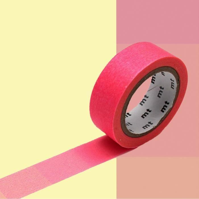 Masking Tape MT dégradé fluo rose/jaune Jaune