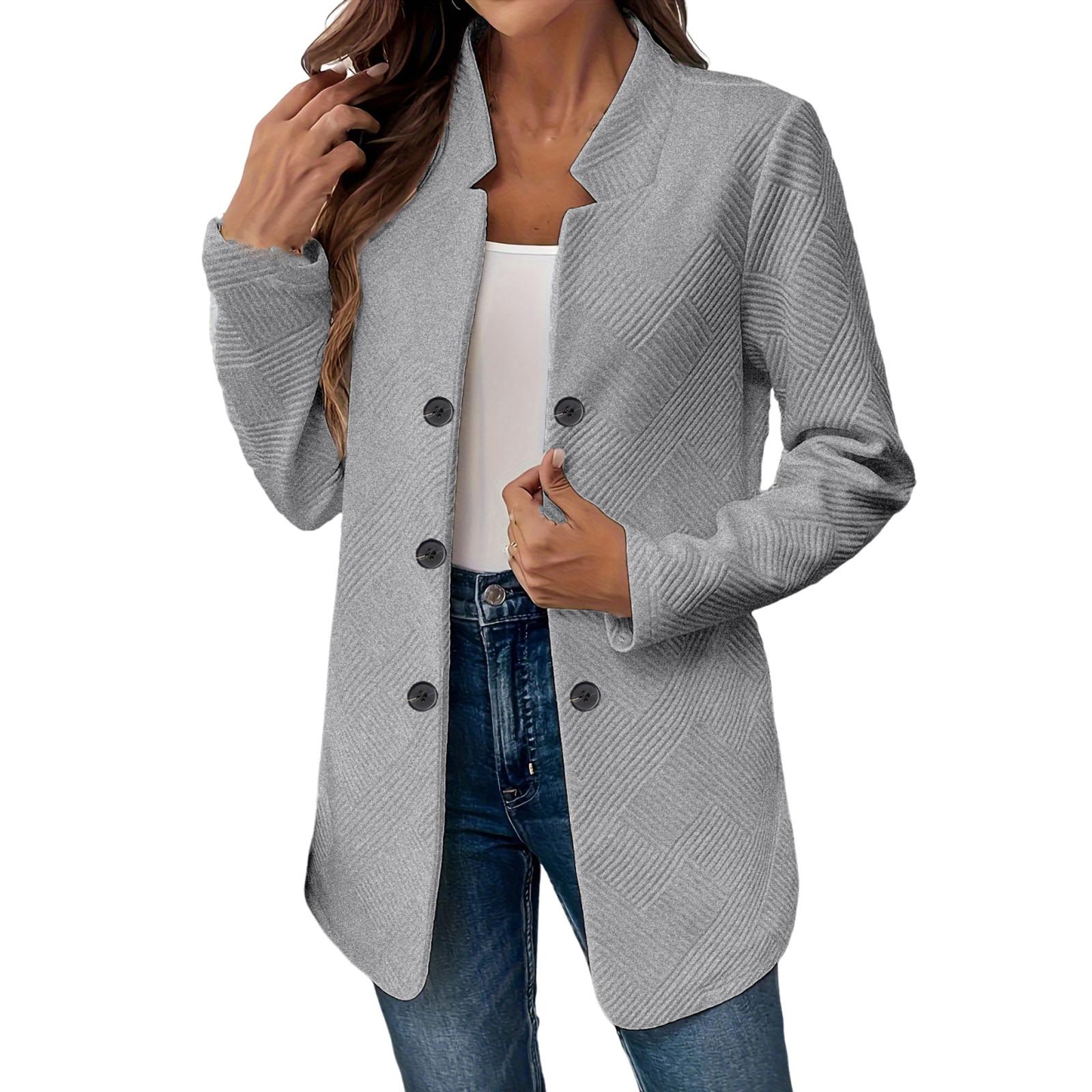 

Женский однотонный средне-длинный повседневный кардиган, вязаный со свободным свитером-пальто XXL