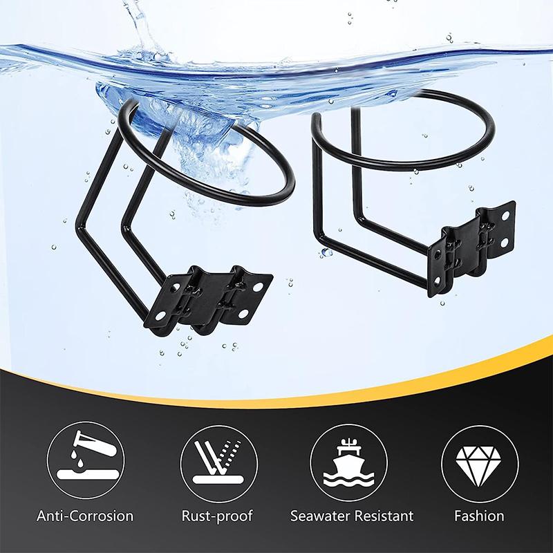 1 PC Stainless Steel Boat Ring Cup Universal Drink Holder For Marine Yacht Truck RV Car Auto