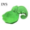 Chameleon Storage Tray 3D Printed Leaf Bowl, Jewelry Key Trinkets Home Office Organizer Holder, Succulents Planter Pot for Desk