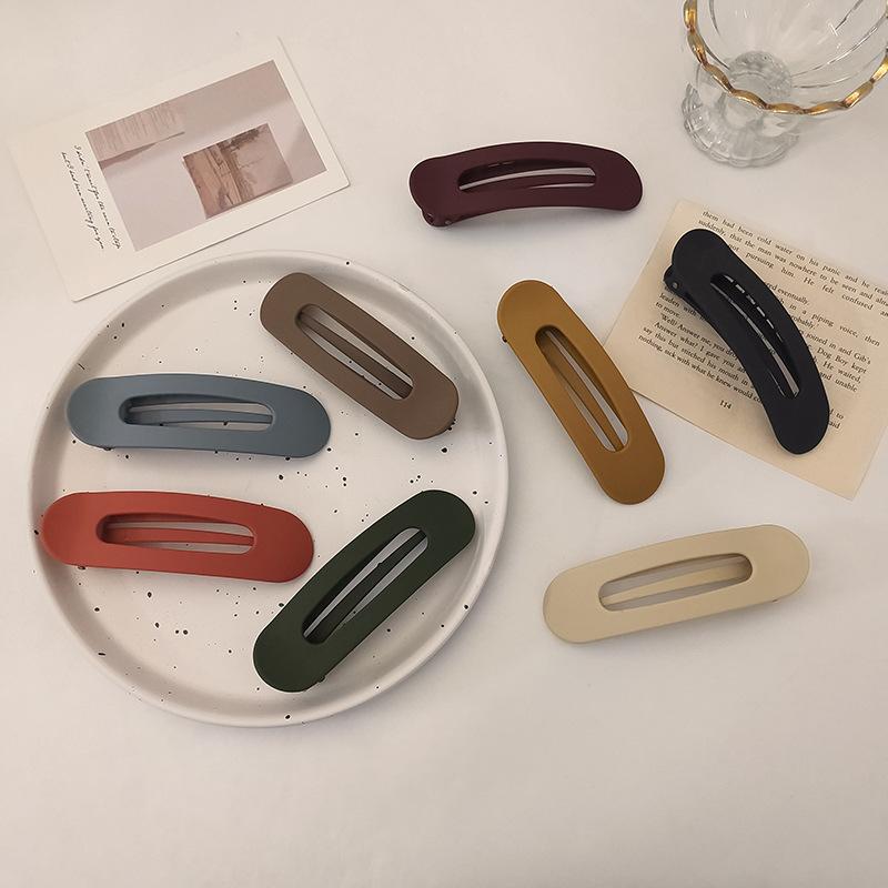 Extra Frosted Large Barrettes Face Wash Hair Clip For The Back Of The Head, Cute Broken Hair Bangs Clip, Top Clip, Side Clip BB Hair Clips