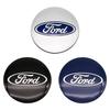 4pcs 56mm 60mm 65mm Car Styling Wheel Center Hub Caps Stickers Badge For Ford Fiesta Mondeo Fusion Explorer Escape Shelby Edge CVX1