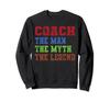 Baseball Coachman Myth Legend Softball Pitcher Gear Men's Sweatshirt