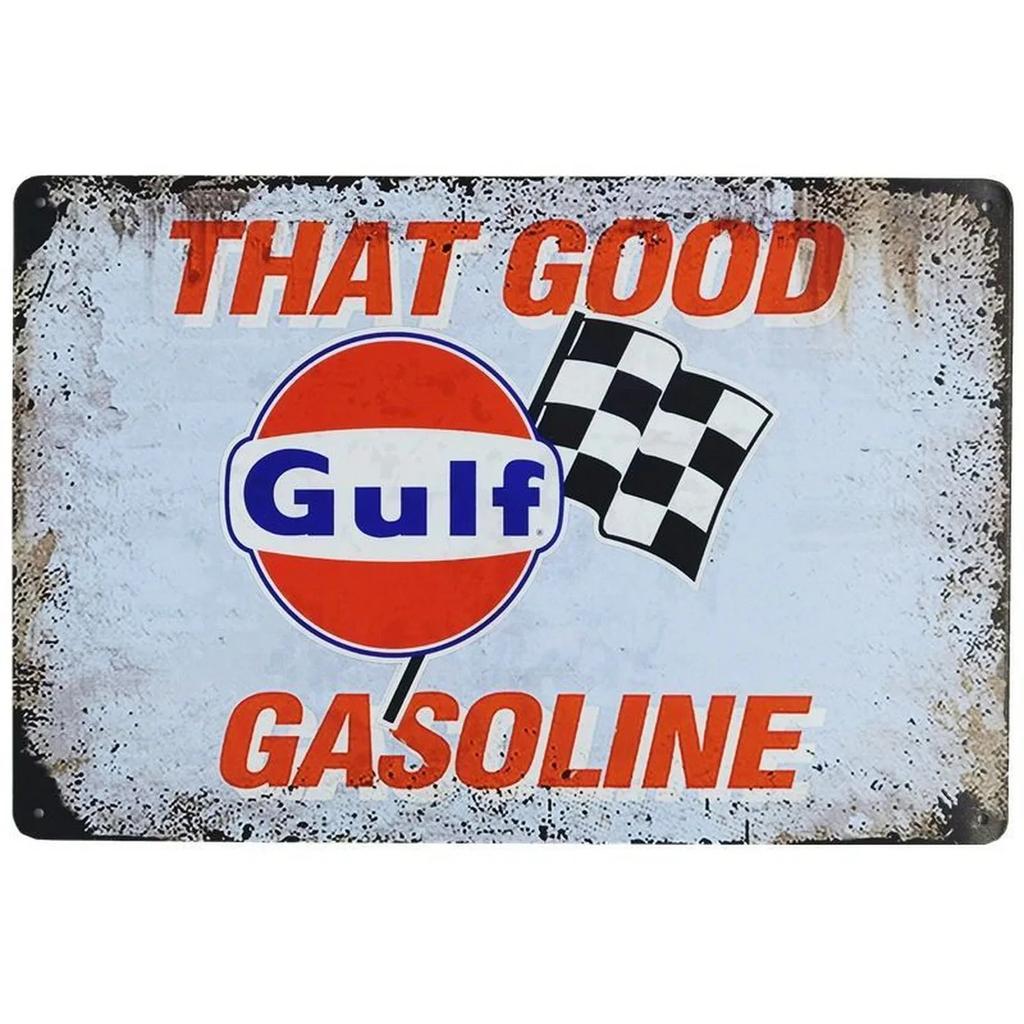 Motor Oil Gas Metal Signs Esso STP Wall Art Poster Plaque Vintage Iron Painting Decoration for Man Cave Cafe Garage Club Bar