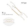 Fashion Invisible Square Wall Display Plate Dish Hangers Spring Holder W Type Hook