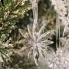 3Pcs/set Transparent Transparent Snowflakes Pendants Acrylic Xmas Tree Ornaments  New Year