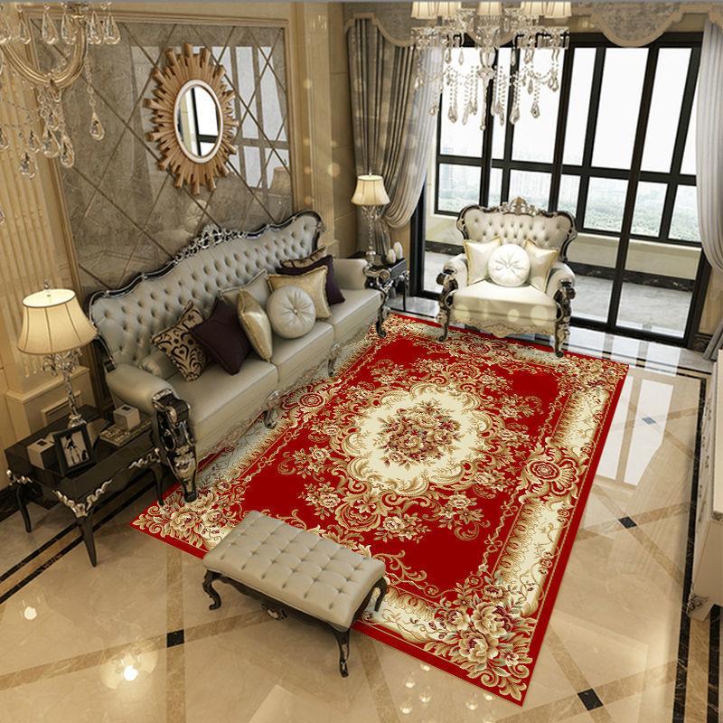 European Style Living Room Carpet Home Sofa Coffee Table Carpet Large Area Carpet Bedside Carpet