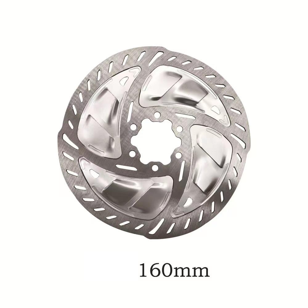 

140MM 160MM MTB Bike Disc Brake Cooling Floating Rotor Mountain Gravel Road Bike Quick Cool Down Rotor RT900 Brake Disc 6 Bolts 160MM Silver