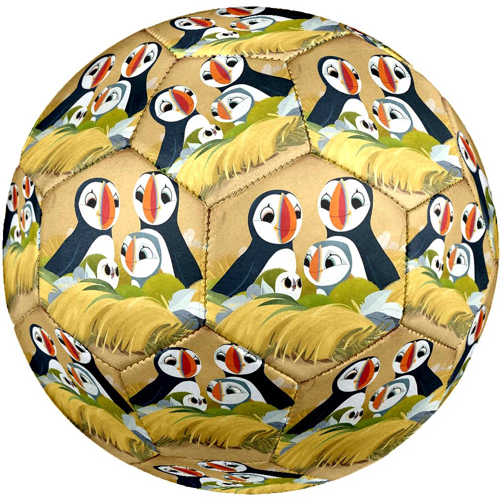 Puffin Rock Theme Size 5 Soccer Ball, Suitable for Both Indoor and Outdoor Matches, a Gift Suitable for Everyone.