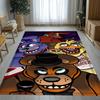 Horor Freddy F-FNAF Hry Obývací pokoj Protiskluzový koberec Měkký koberec do ložnice Dětský herní pokoj Pohovka, Domácí dekorace Rohožka Dárek