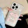 Apple Card Holder Phone Case MVUCA Pink Cute Dog