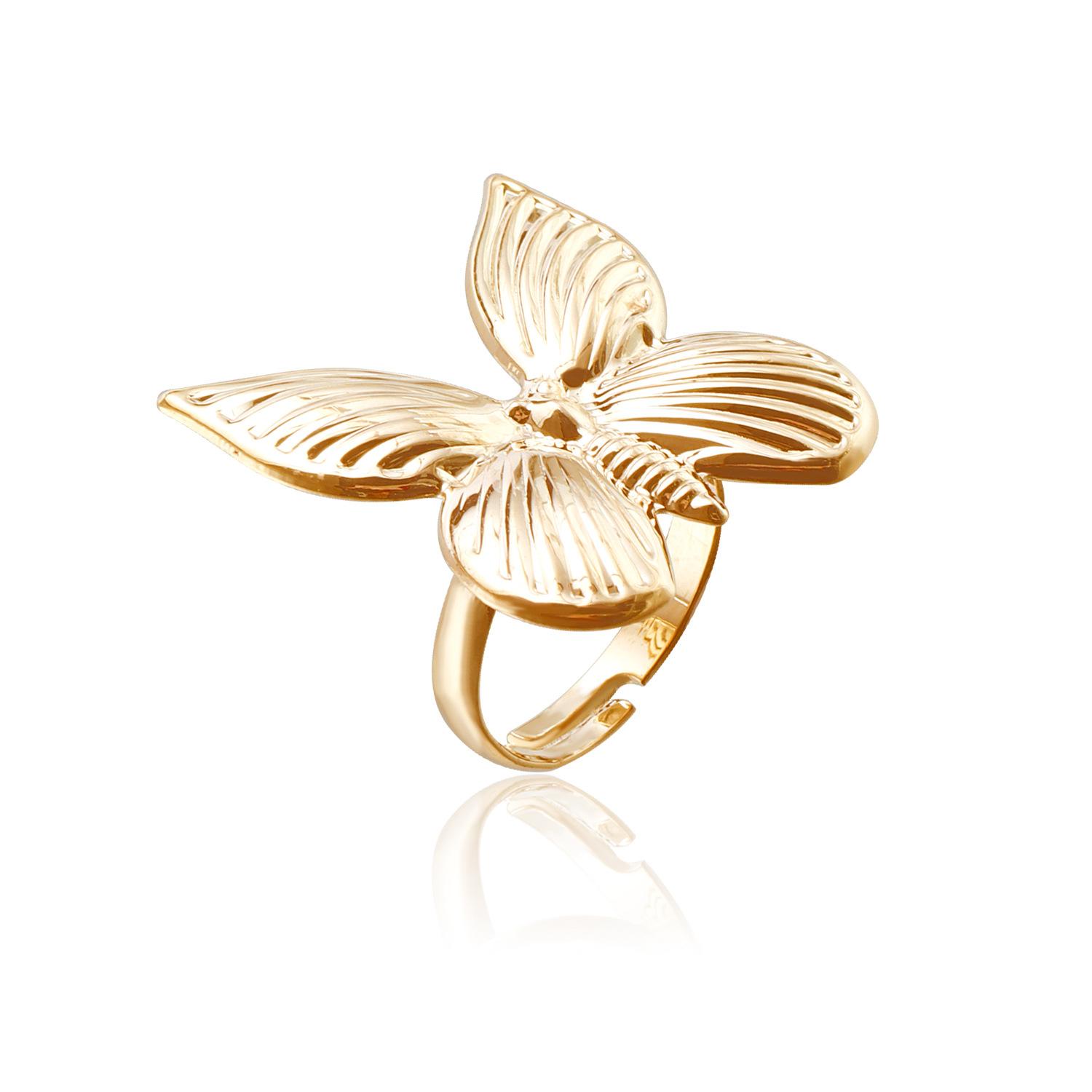 Creative exaggerated metal butterfly necklace, hip-hop punk butterfly fringed necklace set