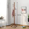 Solid Wood Coat Rack, Floor-standing Wardrobe Hanger, Home-use Simple Clothes Drying Stand, Room Bag Hanging Rack