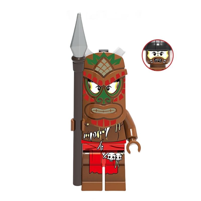 

X0285 Evil Dwarf Mechanical Virus Soldier Building Blocks Toy Diy Abs Material Non-electric Style F