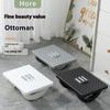 Under Desk Footrest Ergonomic Footrest with Massage Rollers Pain Relief Leg Support Portable Desk Leg Rest for Home Office