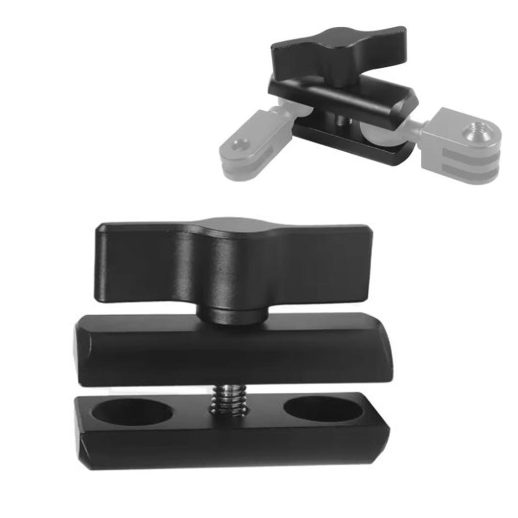 Extension Arm Mount Clamp for 17mm Ball Head Clip Holder for Action Cameras