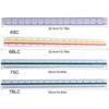  Architectural Scale Ruler, 12" Plastic Architect Scale, Triangular Ruler for  Triangle Drafting Architecture