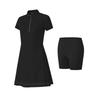 New FILA Golf Series Short Sleeved Dress Women's Pitch Black BK A11W525322F-BK