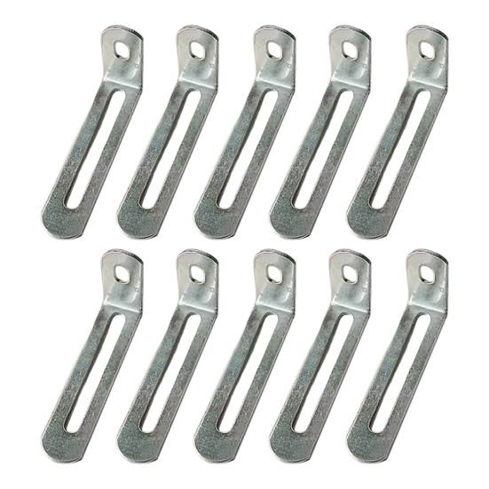 10Pcs Brace Angle Bracket Corner Fixture Brackets Rustproof Corrosion Resistant Right-Angle Corner