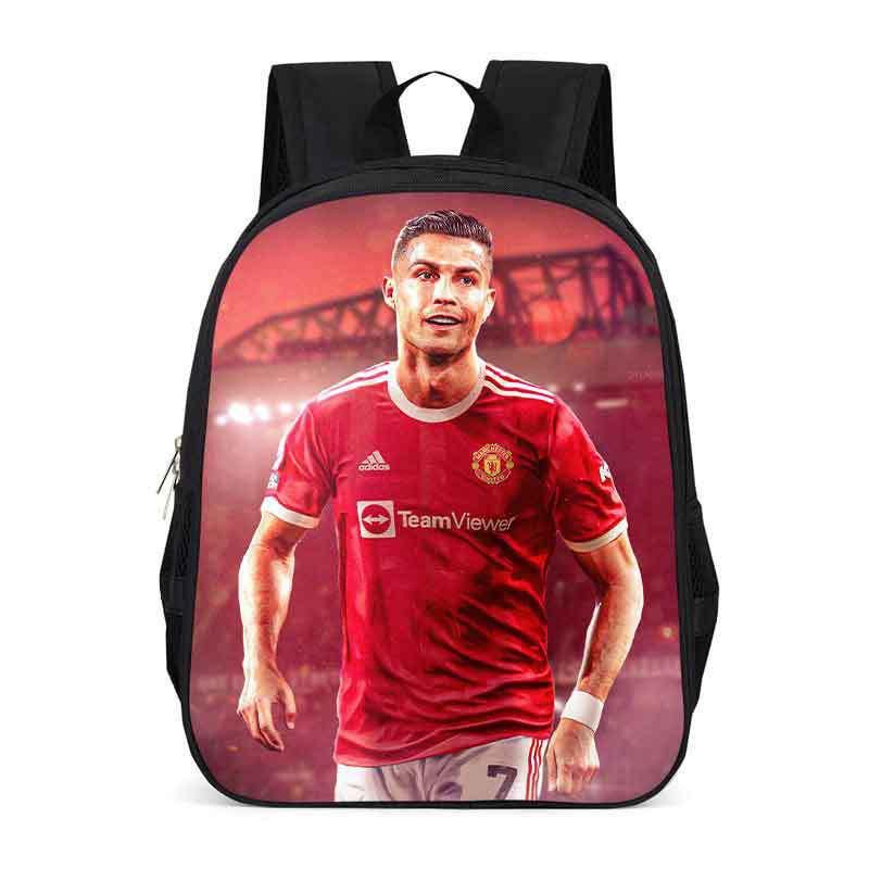 Zaino Scolastico per Bambini con Stampa Cristiano Ronaldo Neymar Leggero Design Ergonomico Studenti Elementari