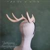 Large Wavy Deer Antlers Headwear Furry Cosplay Accessories 3D PLA Horns BG3 Props For Halloween Events
