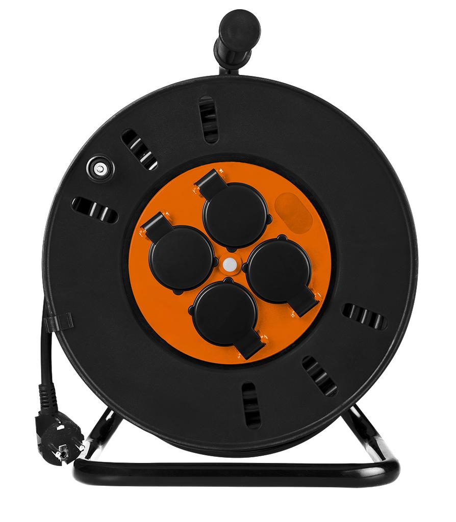 50M Extension Cable Reel, 3X2.5Mm2