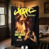 Tupac's  Plush Blanket Soft Comfortable All Seasons Perfect Gift Couch Office Nap Outdoor Travel Blanket