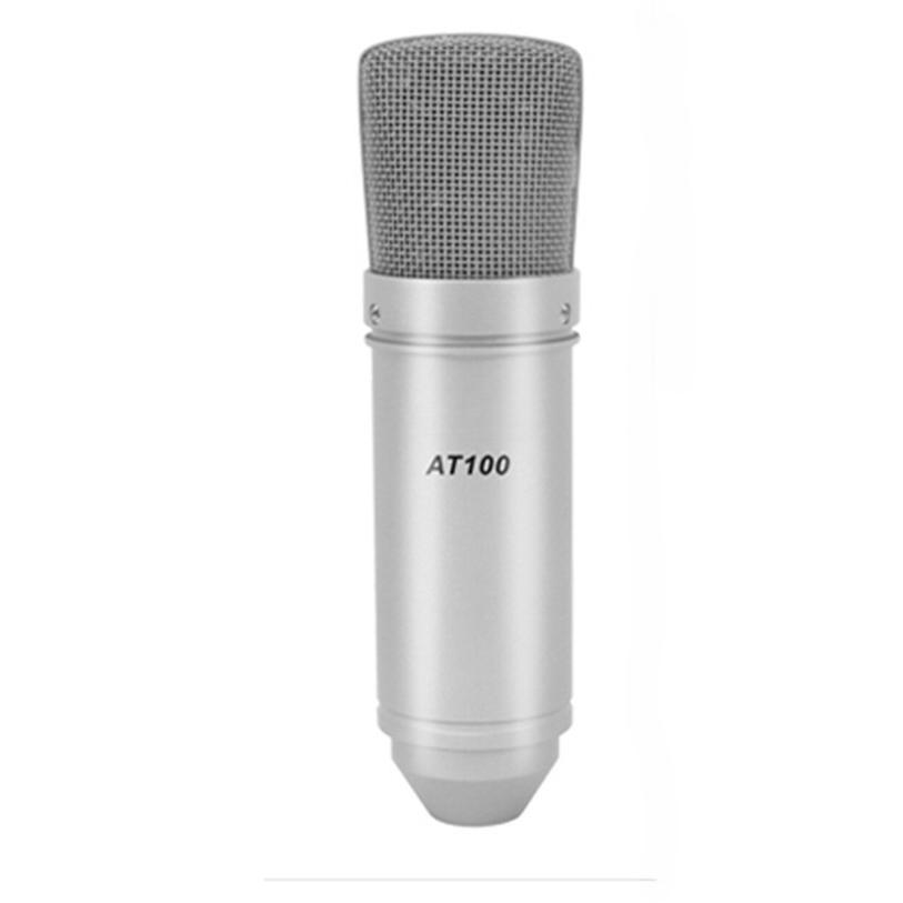 

ISK AT100 Конденсаторный студийный микрофон Микрофон для звукозаписи Микрофонный комплект - intl Студийный микрофон серый