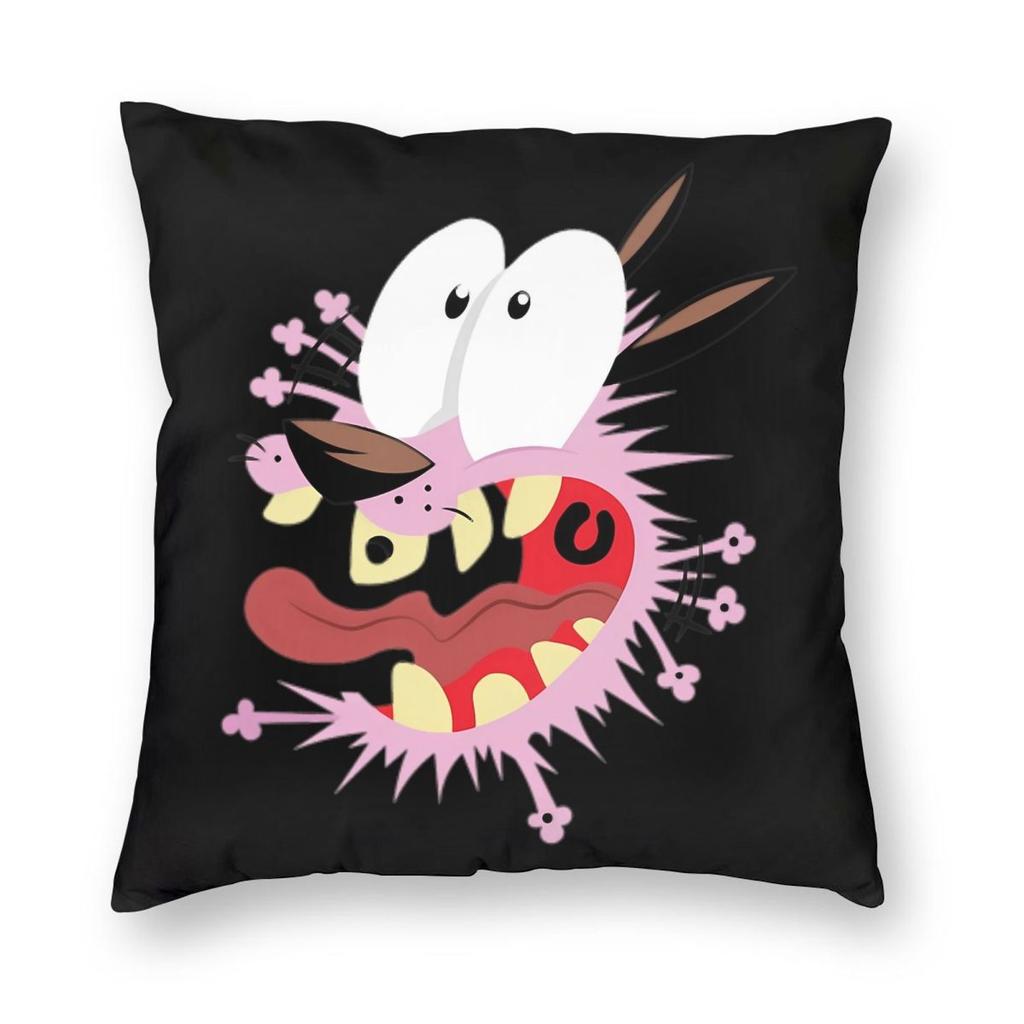 CCourages Cowardly Dog Cereal Box Pillowcase Soft Cushion Cover Decorative Throw Pillow Case Cover Home Drop Shipping cm