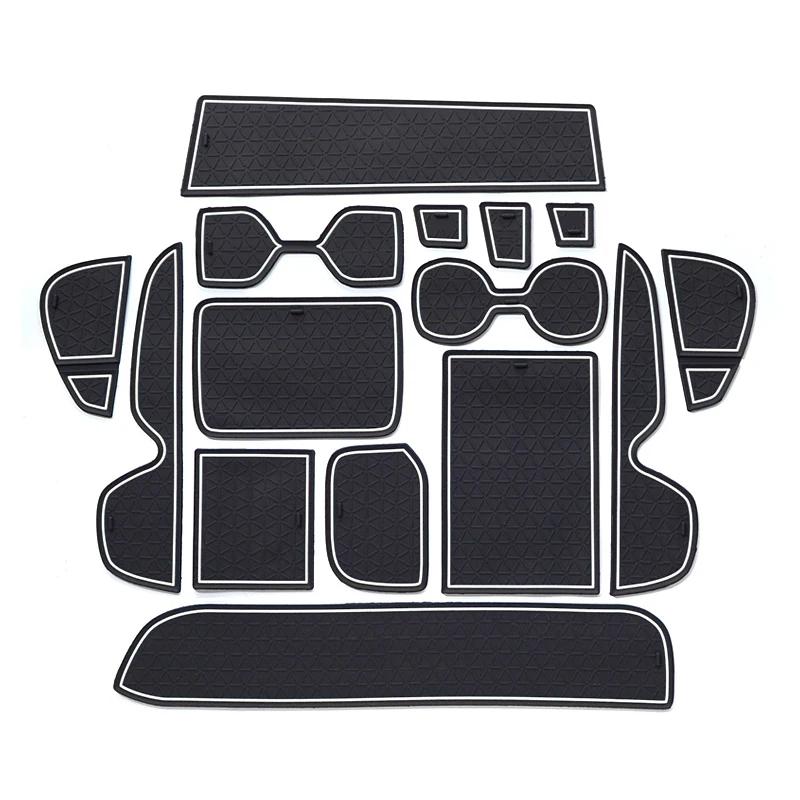 Auto Innen Türrillen-Einlage Türschlitz-Becher Staubdicht Rutschfeste Matten Zubehör für Toyota RAV-4 XA50 2019~2026 2026 RAV 4 Hybrid